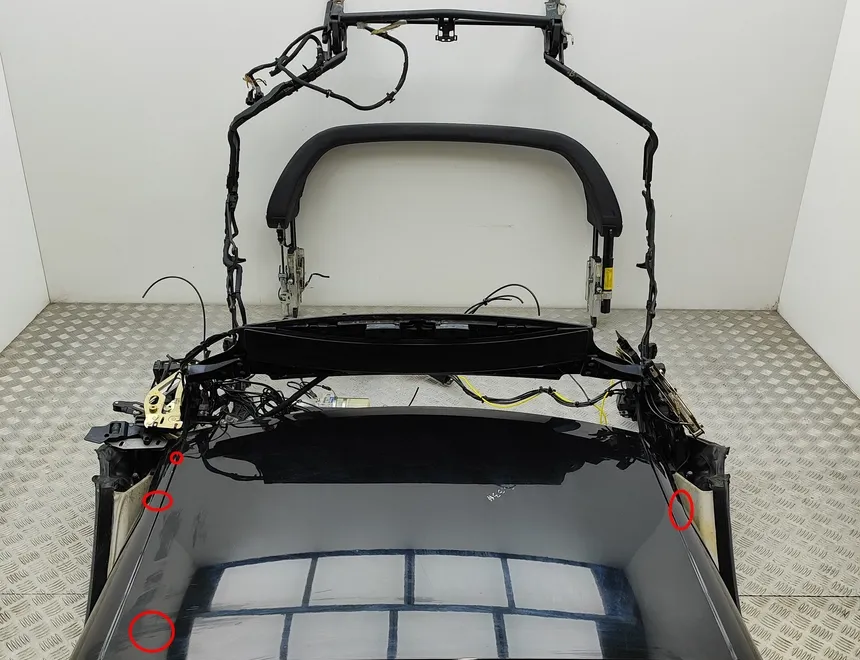 Механизъм за сгъване на покрива